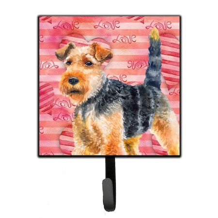 Jensendistributionservices Welsh Terrier Love Leash or Key Holder MI1655816